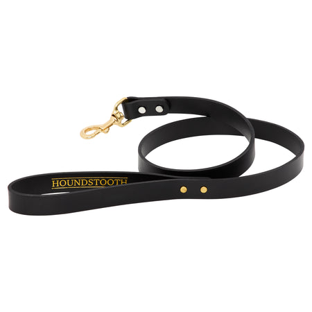 Leather Dog Lead - BLACK