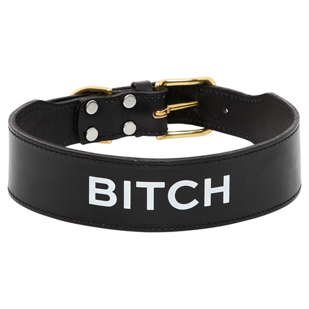 Leather Dog Collar - BITCH