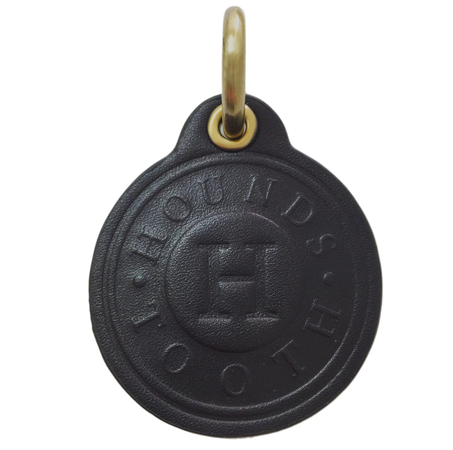 Leather Dog Tag - BLACK